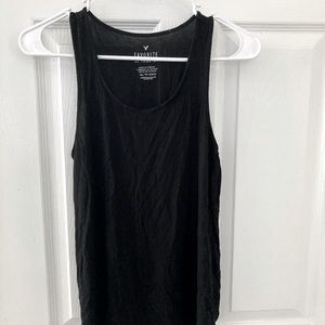 XS AE flowy black tank